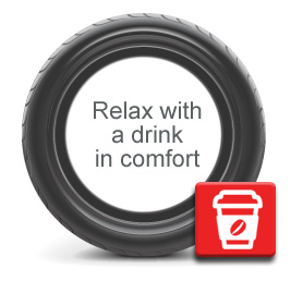 Relax with a drink in comfort